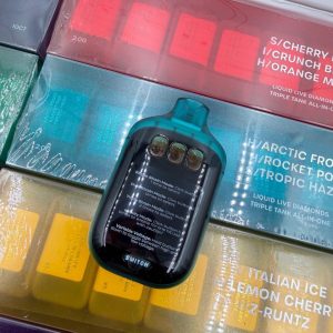 Boutiq Switch V5 – 2G Liquid Live Diamonds Triple-Tank Disposable