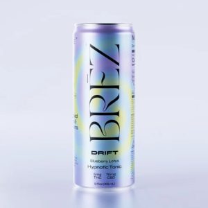 BREZ Drift Hypnotic Tonic - 5mg THC + 75mg CBD Blueberry Lotus