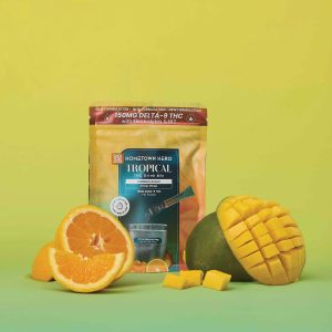 Hometown Hero Caribbean Sunset - Tropical 15mg THC Drink Mix (Orange Mango)