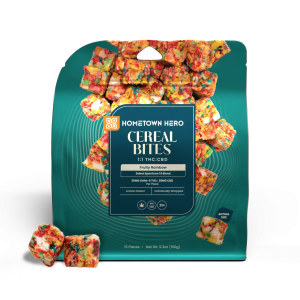Hometown Hero Fruity Rainbow - Cereal Bites 20mg THC + 20mg CBD